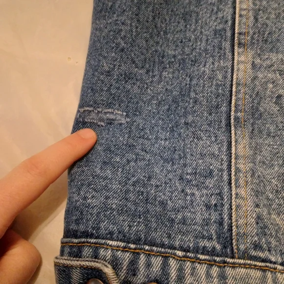 Vintage Current Seen Fashion Outerwear jean vest - Picture 14 of 15